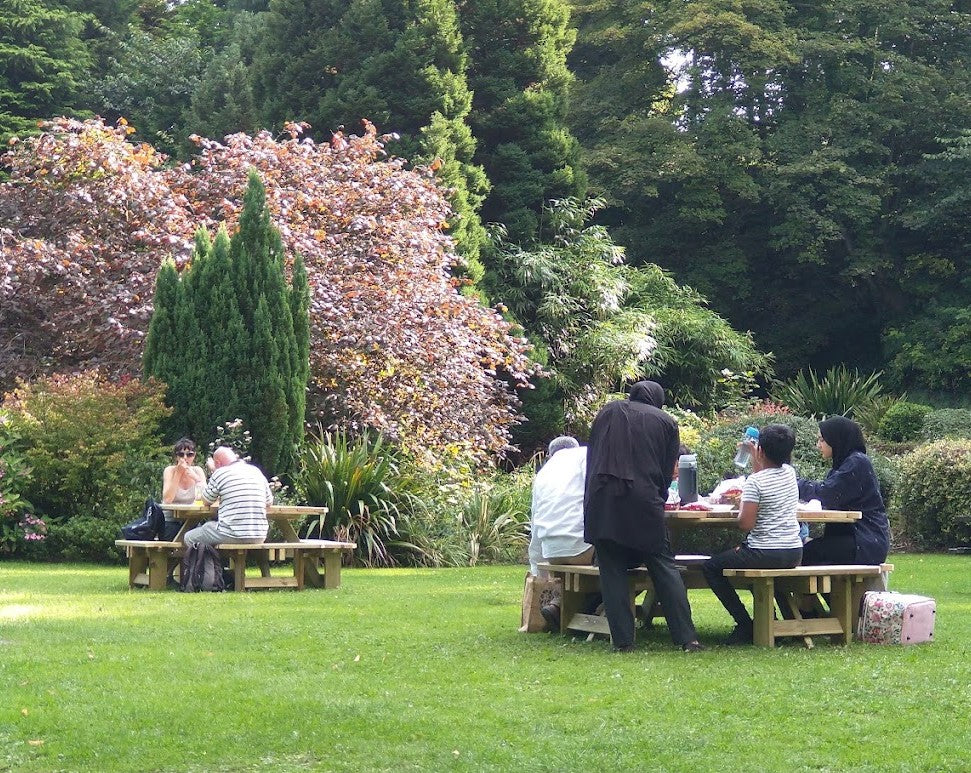 Tanalised Square 8 Seat Picnic Table
