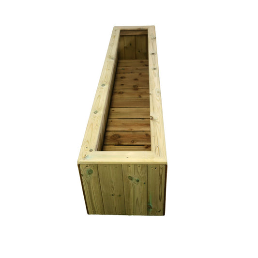 T&G Wooden Planter Trough – 180cm