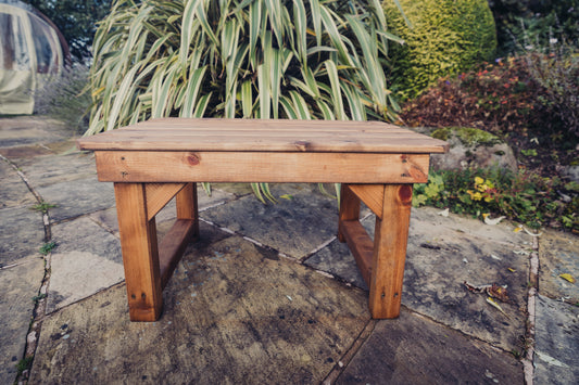 Classic Redwood Coffee Table