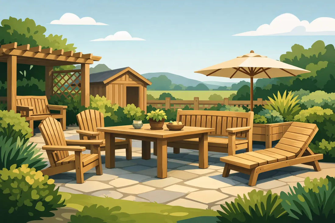 Pressure Treated Wooden Garden Furniture