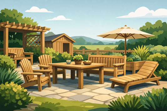 Pressure Treated Wooden Garden Furniture