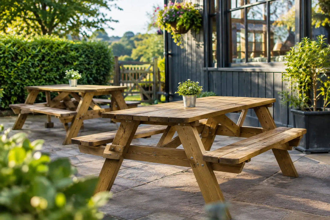 Wooden Garden Seating for Pubs That Lasts