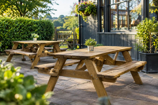 Wooden Garden Seating for Pubs That Lasts