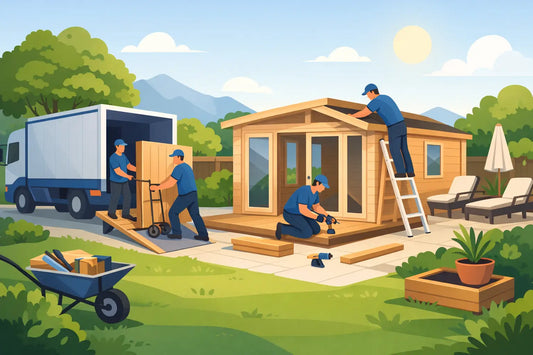 Wooden Summerhouse Delivered and Installed