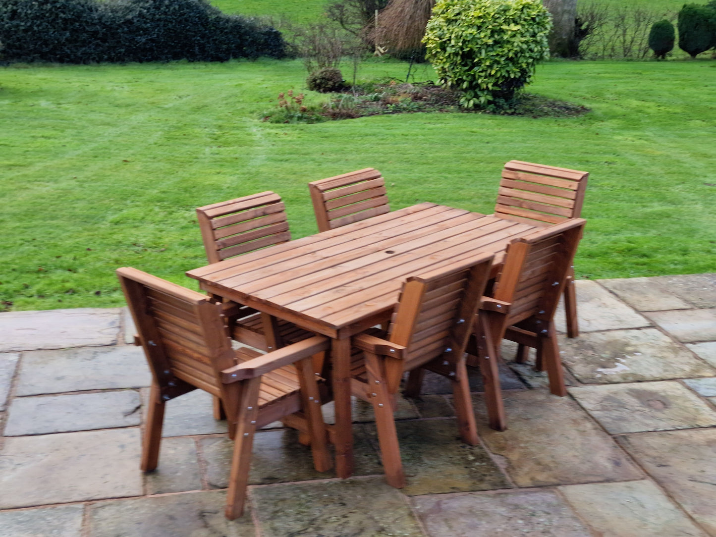 Classic Redwood 6 Seater Set - Chairs