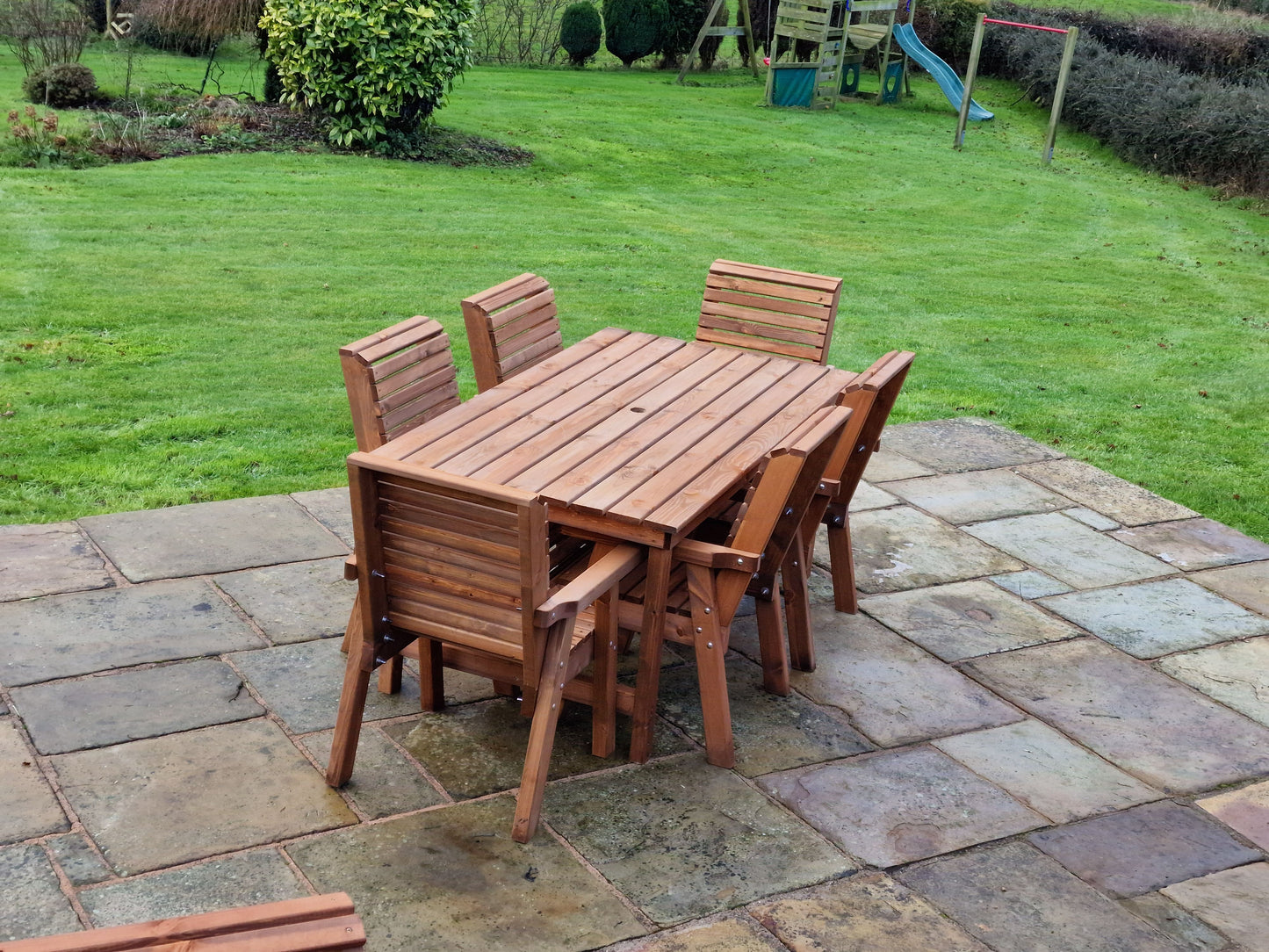 Classic Redwood 6 Seater Set - Chairs