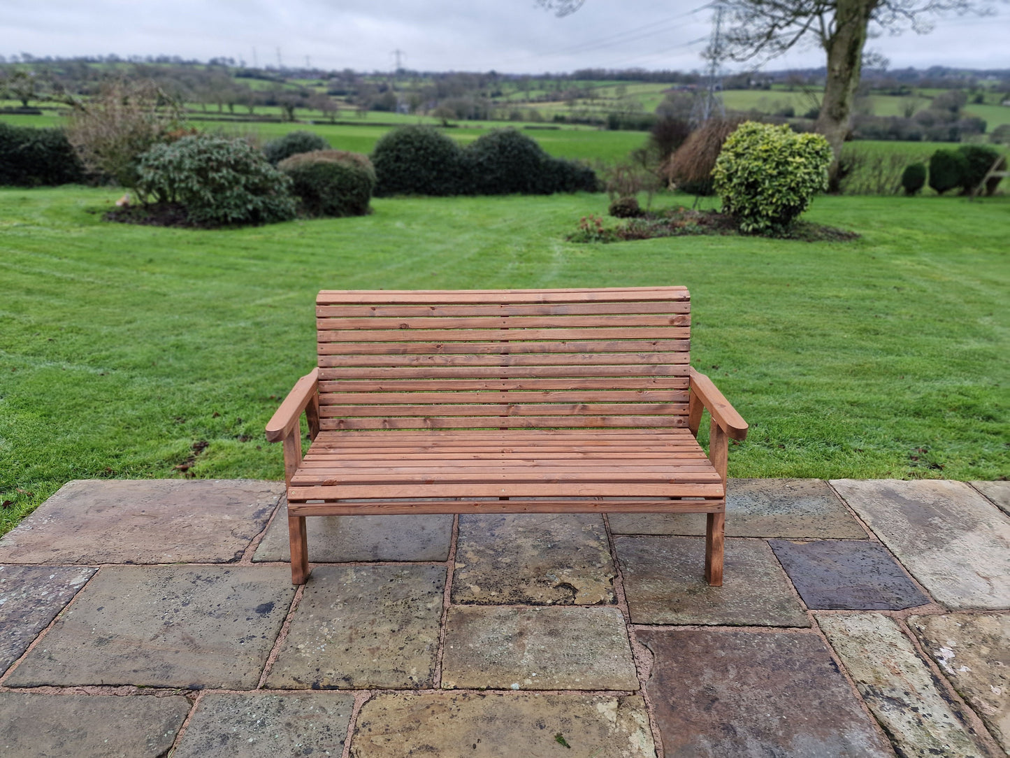 Classic Redwood 3 Seat Bench