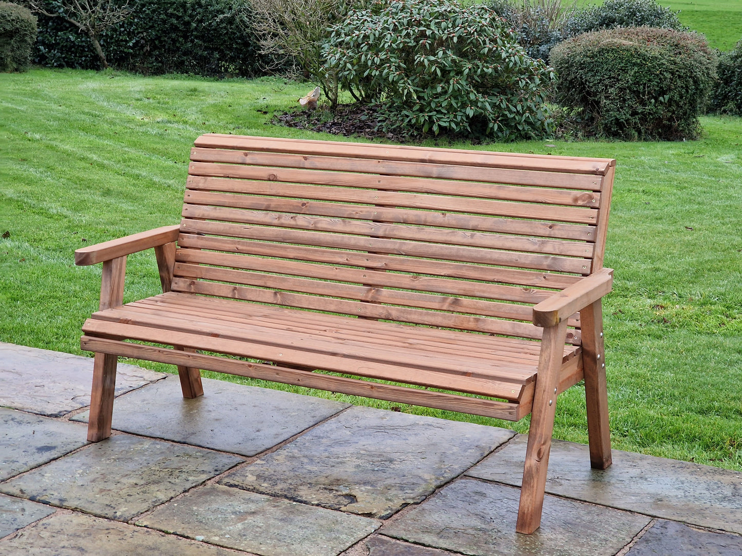 Classic Redwood 3 Seat Bench