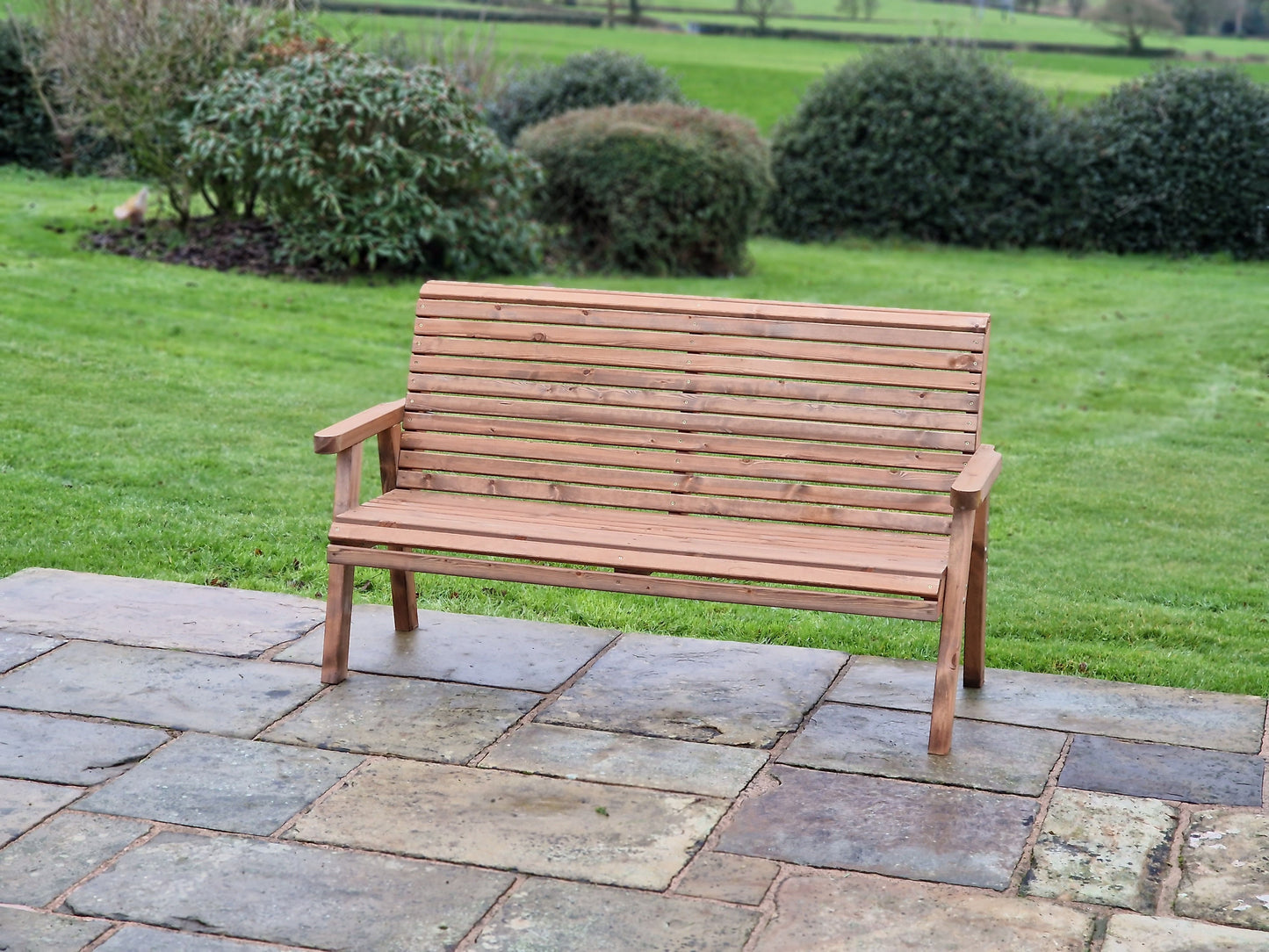 Classic Redwood 3 Seat Bench