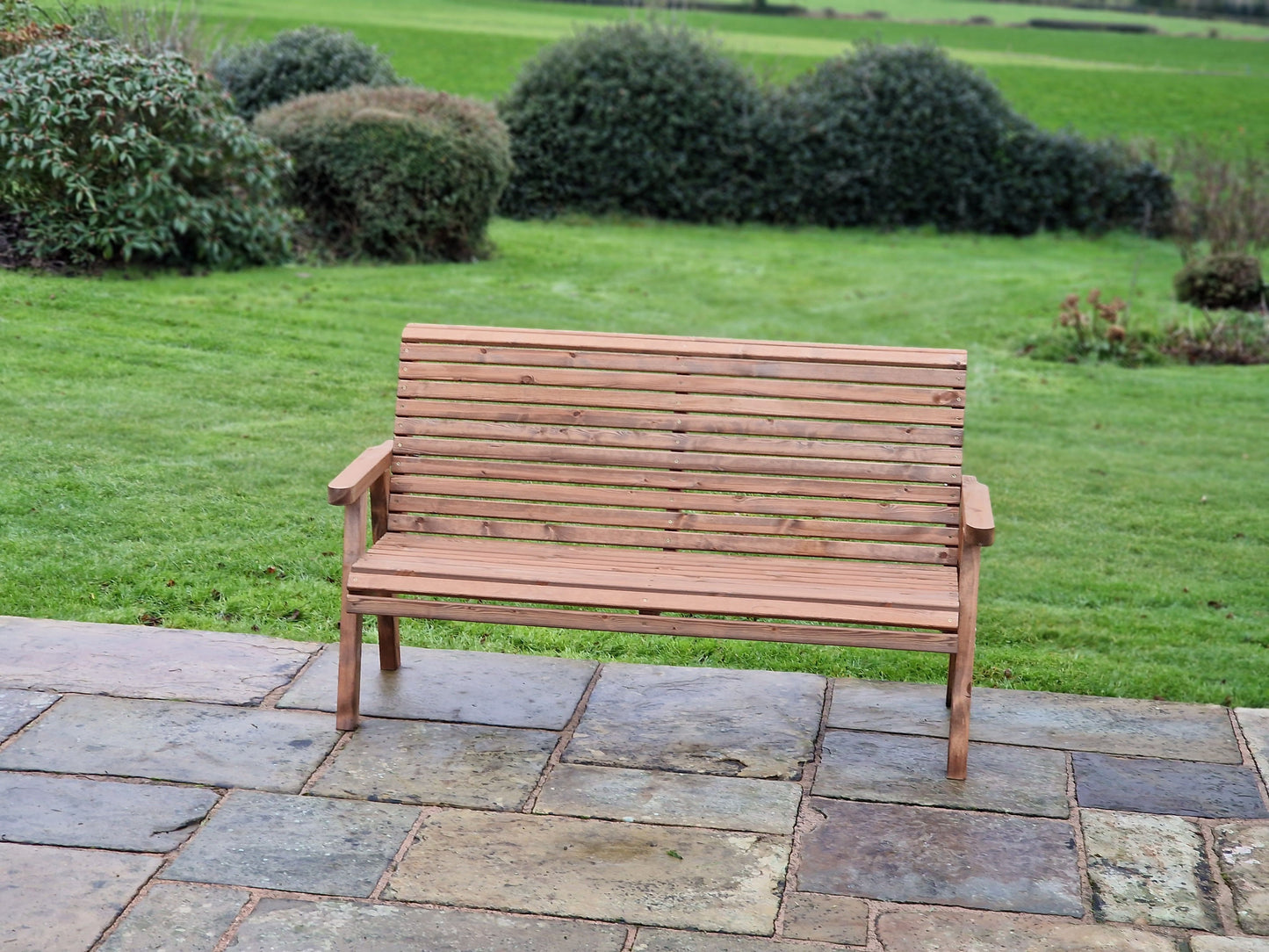 Classic Redwood 3 Seat Bench