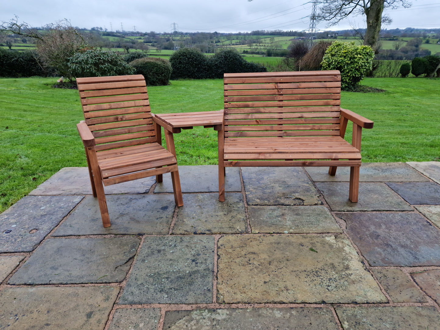 Classic Redwood Trio Set Angled