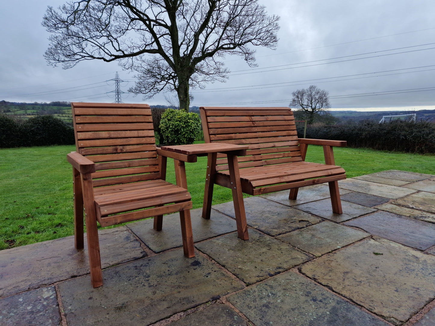Classic Redwood Trio Set Straight