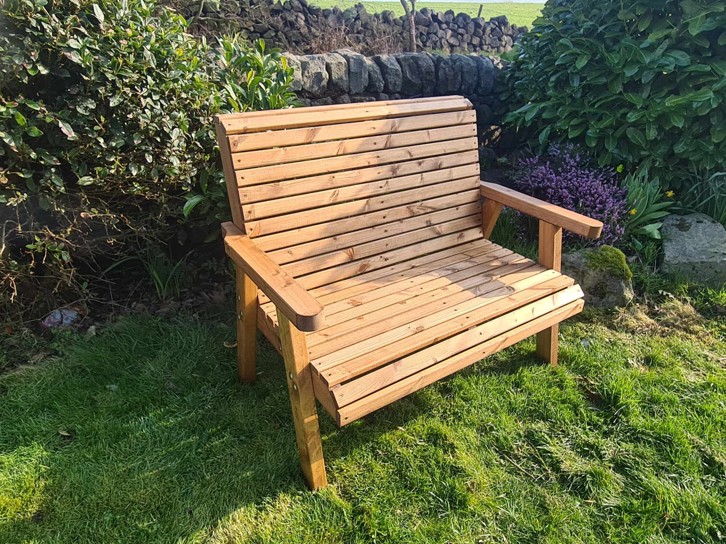 Classic Redwood 2 Seat Bench