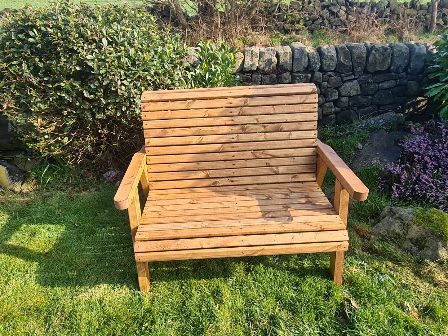 Classic Redwood 2 Seat Bench