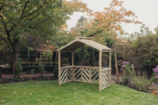 Dynamic BBQ Shelter - outdoor cooking feature for outdoor use