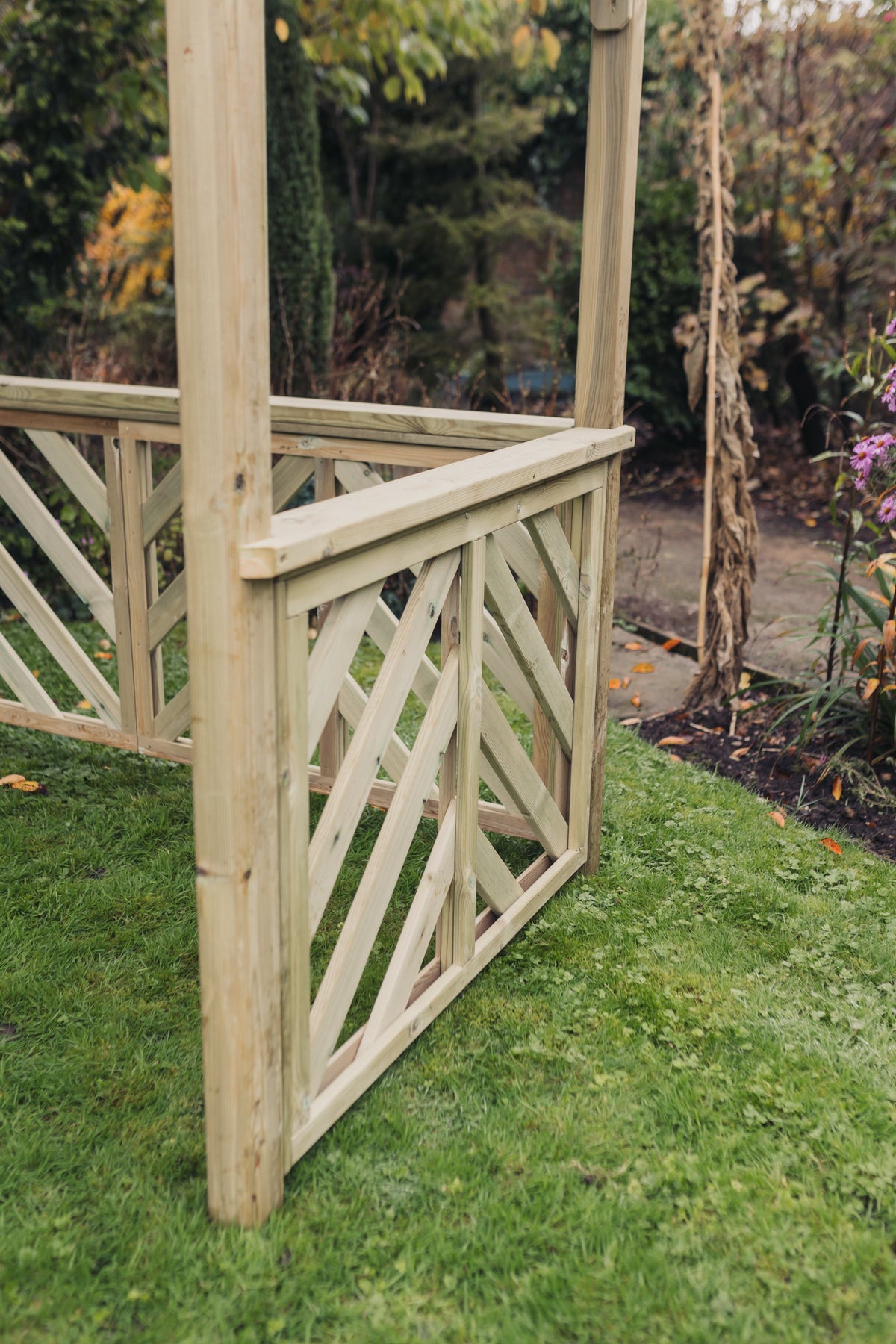 Dynamic BBQ shelter timber construction