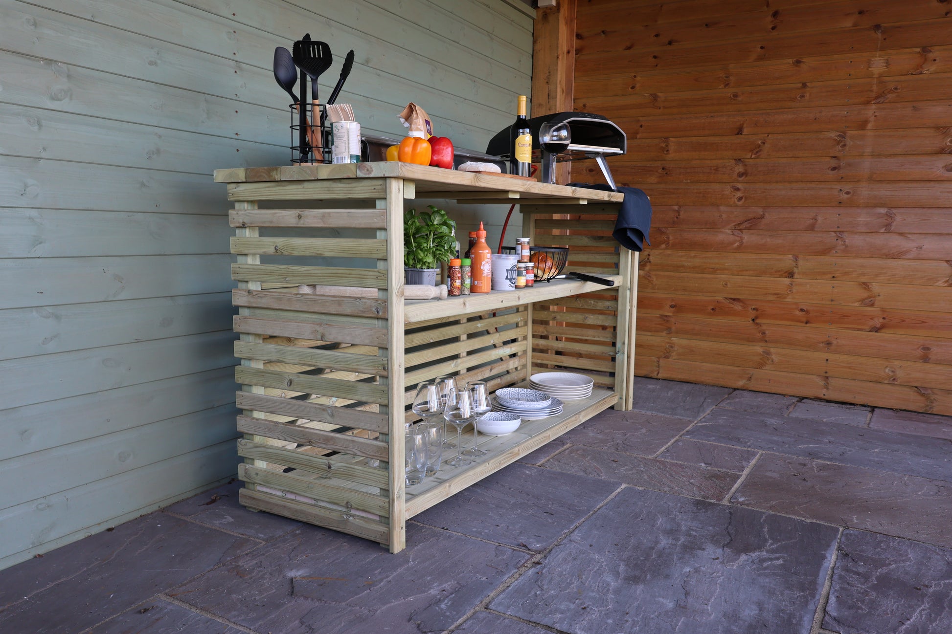 Heavy Duty Outdoor Kitchen Table