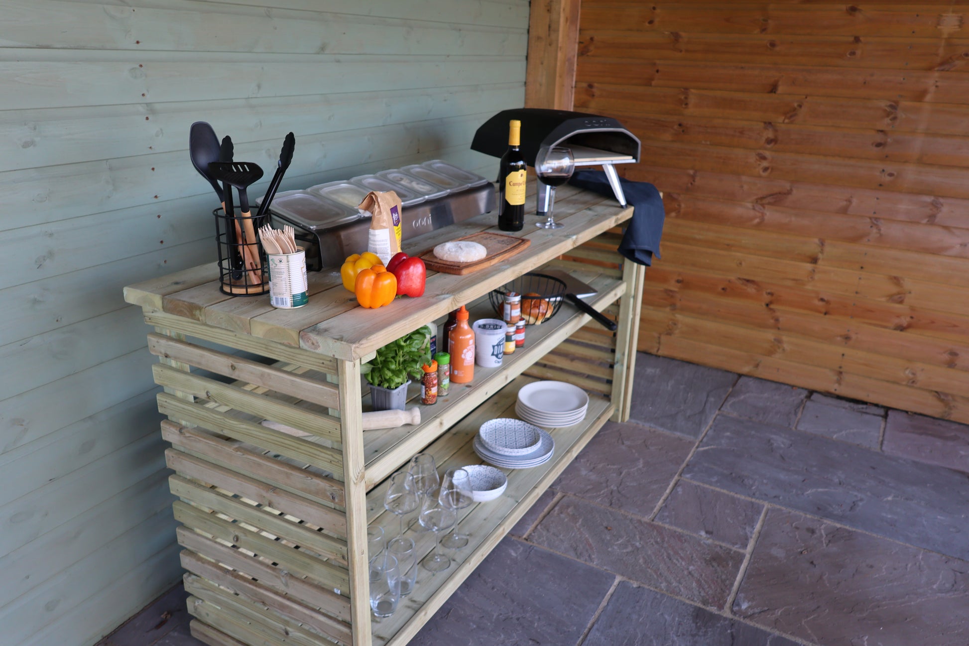 Heavy Duty Outdoor Kitchen Table