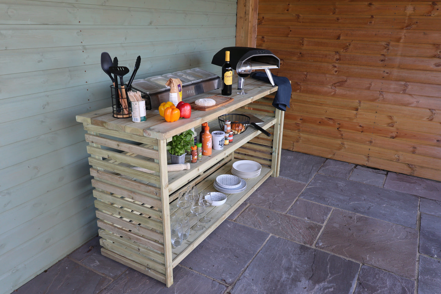 Heavy Duty Outdoor Kitchen Table