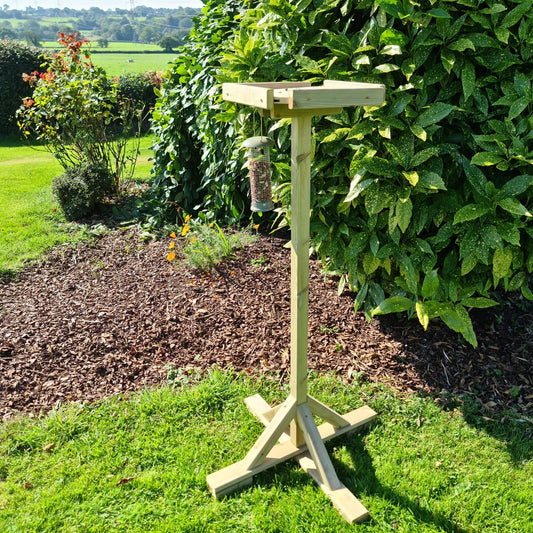 Bird Table Base Ready Assembled Wooden Bird Tables UK – Detailed Outdoor Living