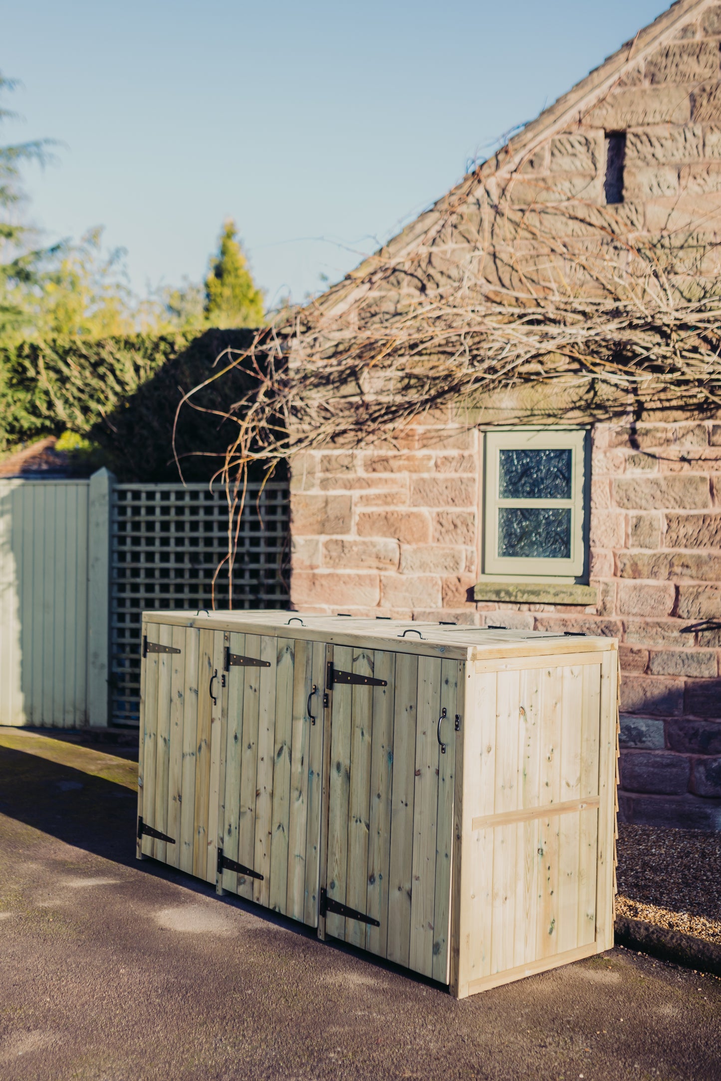 Deluxe Triple Bin Store