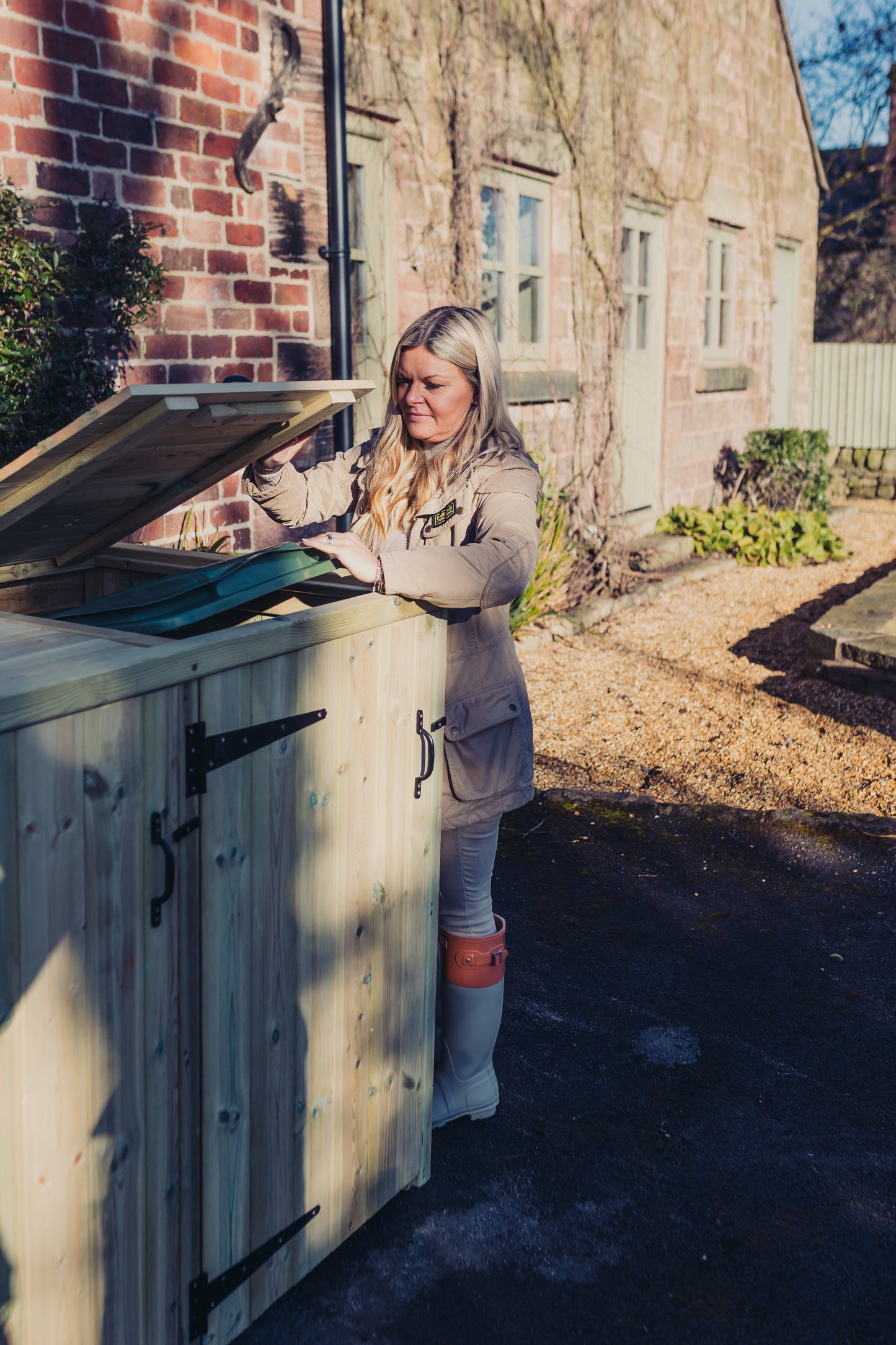 Deluxe Double Bin Store