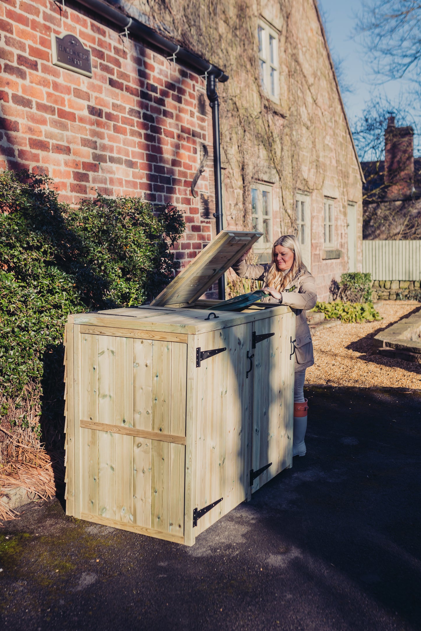Deluxe Double Bin Store