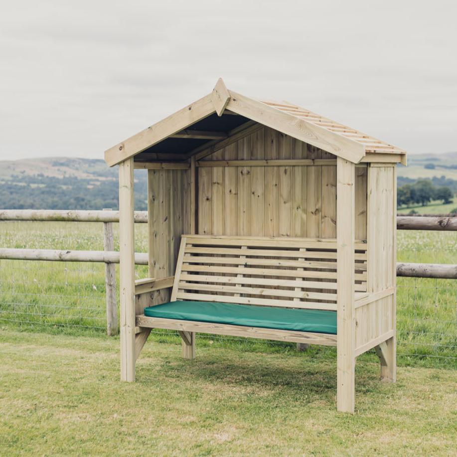 Snowdonia Enclosed 3 Seater Arbour