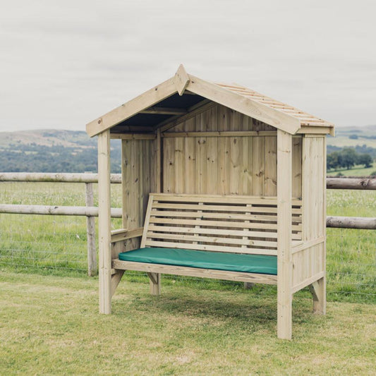 Snowdonia Enclosed 3 Seater Arbour
