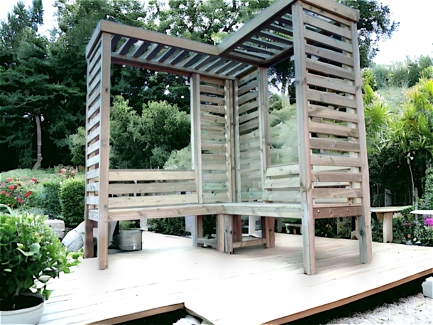 Open Corner Arbour