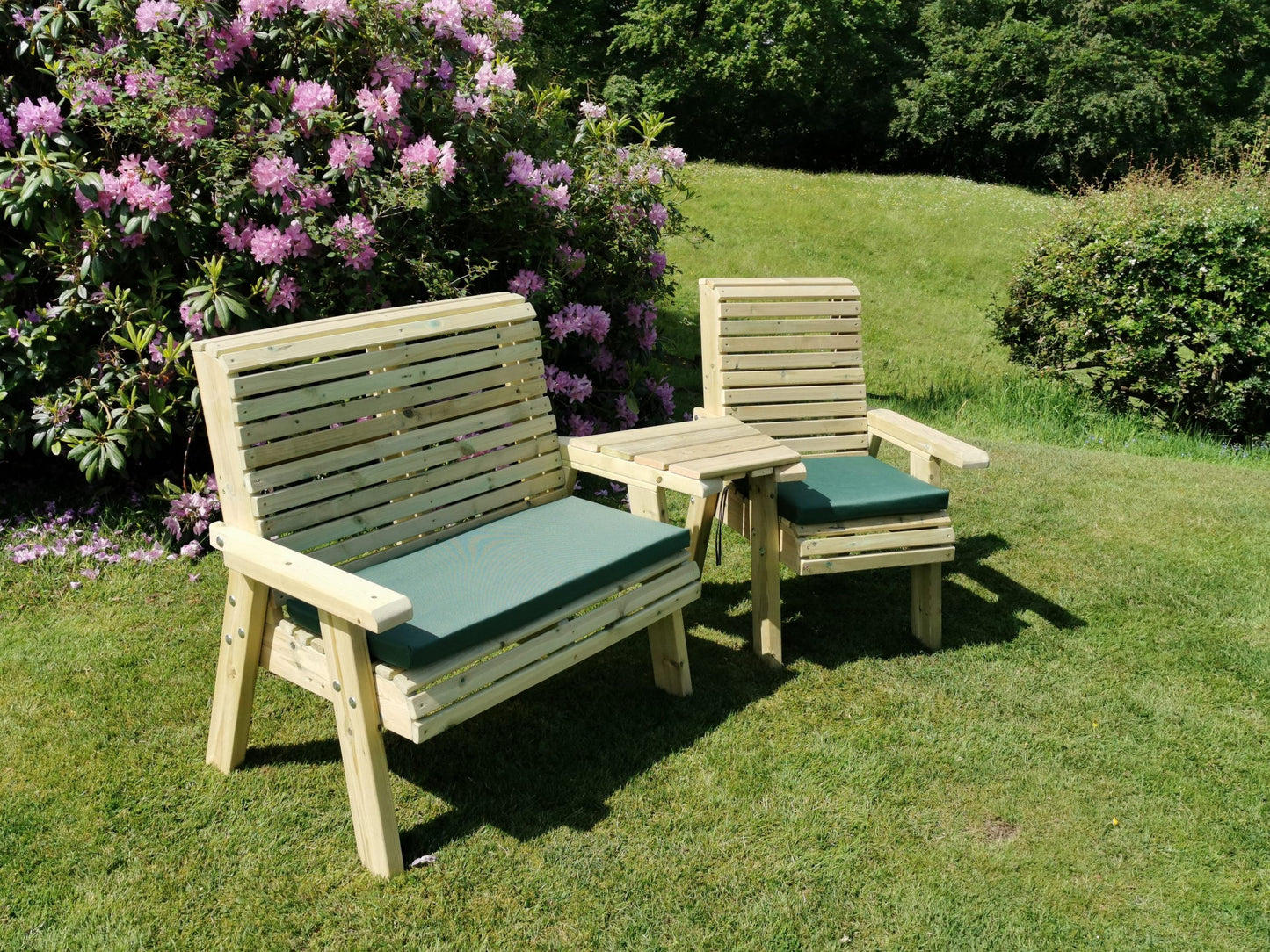 Heritage Tanalised Trio Set Angled Tray