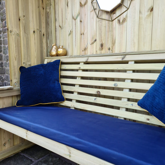 Navy Cushion Triple