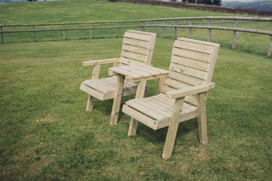 Jasmine Loveseat – Straight Tray