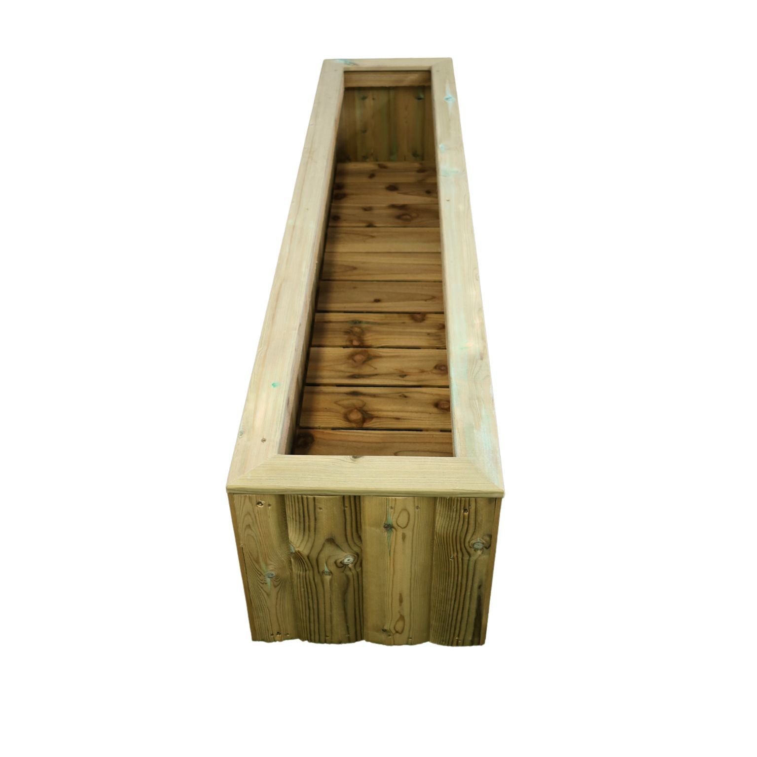Log Lap Wooden Planter Trough – 180cm Pressure Treated