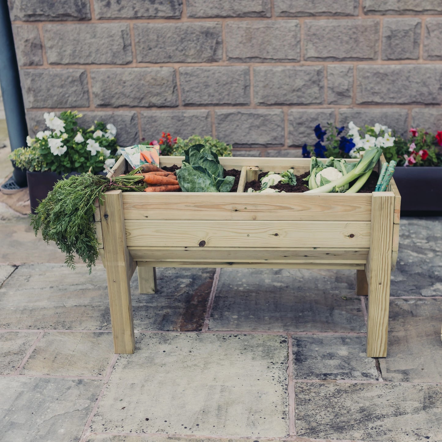 Raised Veg Trug / Planter - L100Cm X H60Cm X W52Cm