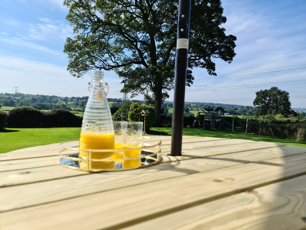 Tanalised Circular 8 Seat Picnic Table