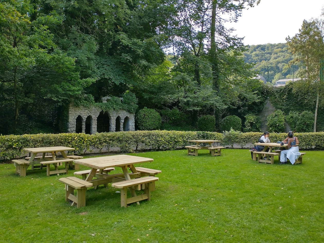Tanalised Square 8 Seat Picnic Table