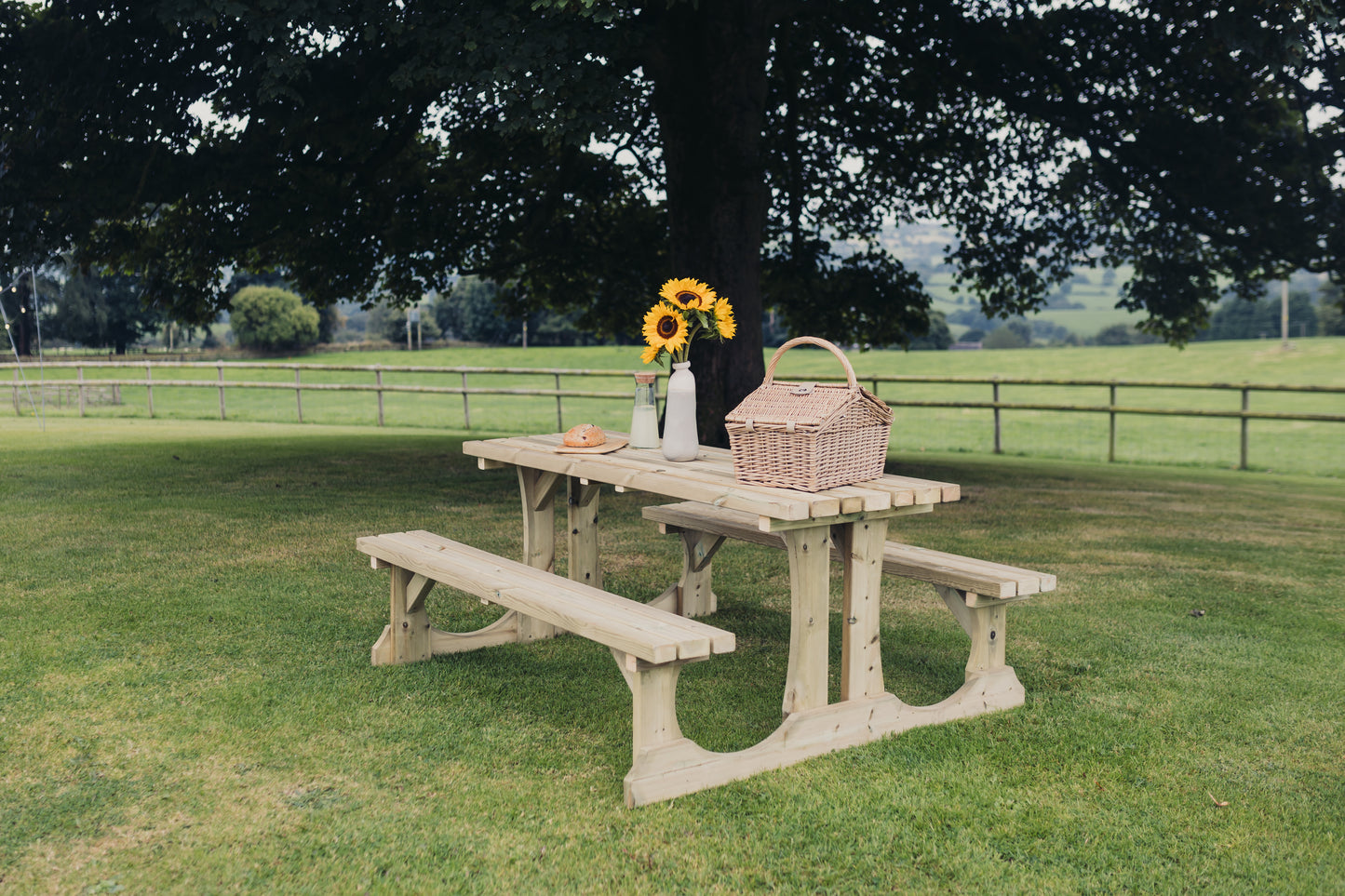 Tanalised Walk In Picnic Table 150cm