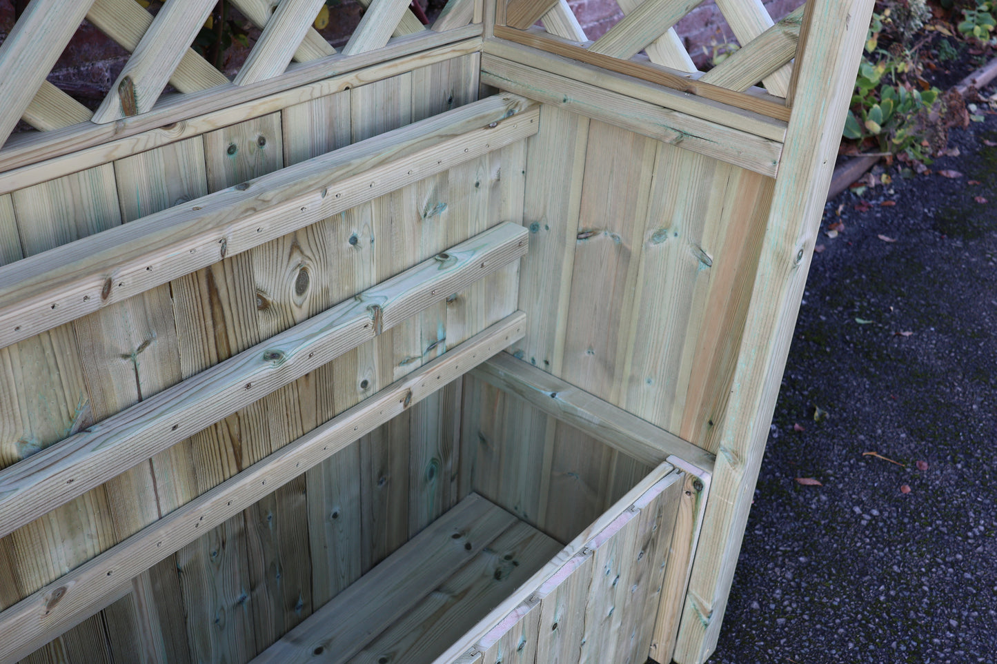 Trellis Storage Arbour – 2 Seater