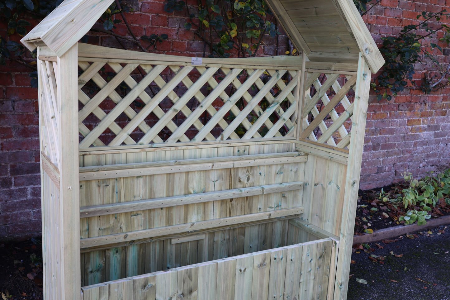 Trellis Storage Arbour – 3 Seater