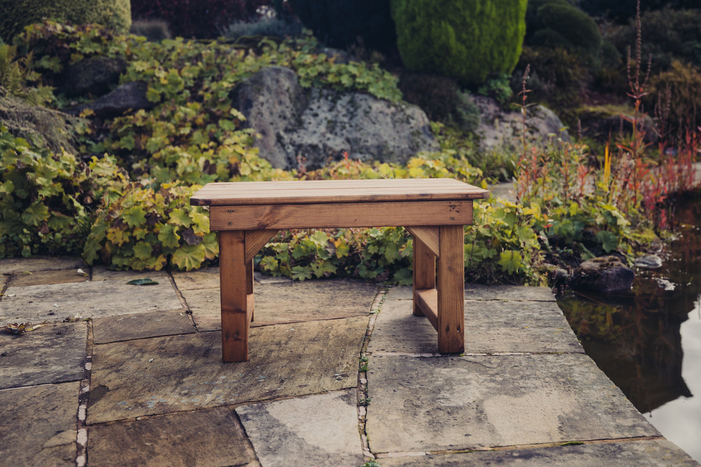 Classic Redwood Coffee Table