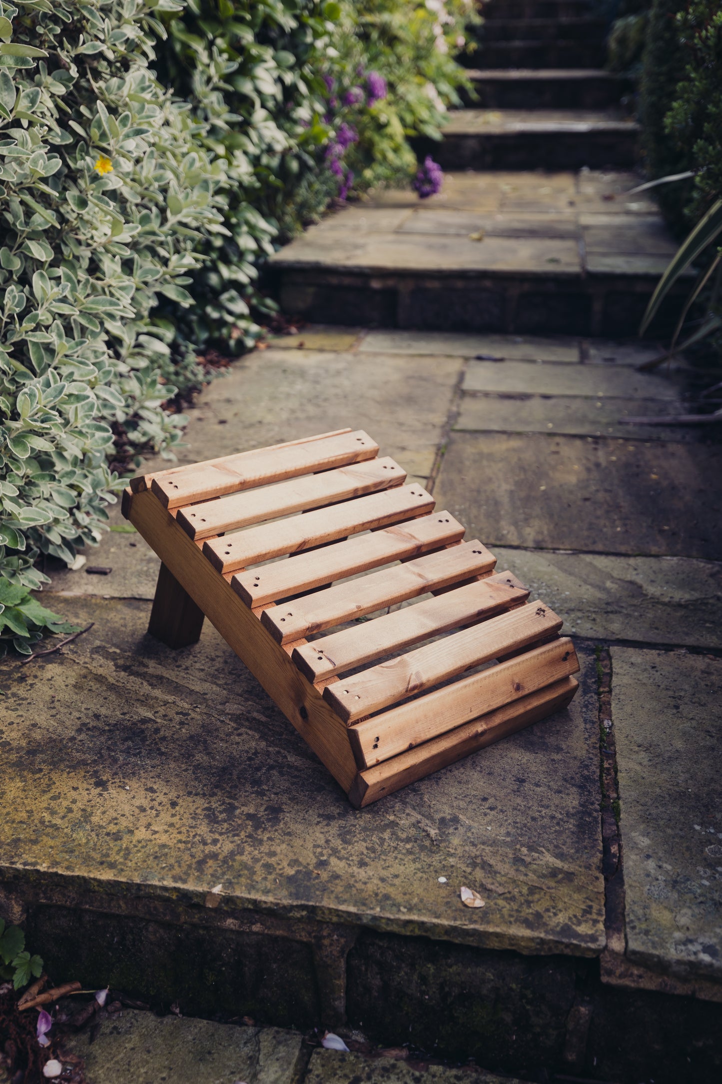 Classic Redwood Footstool