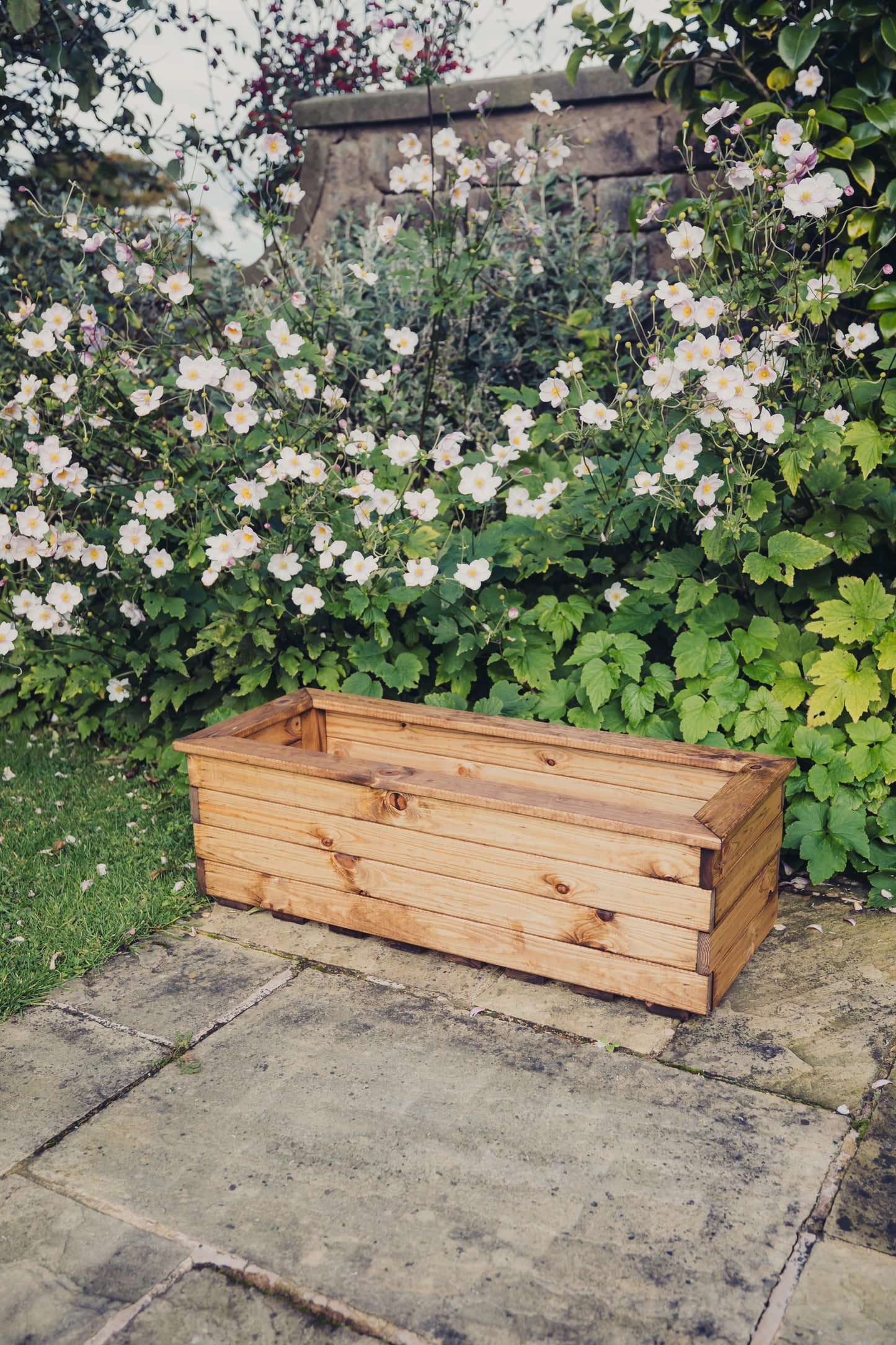 Classic Redwood Trough Large     H32 X W100 X  D39