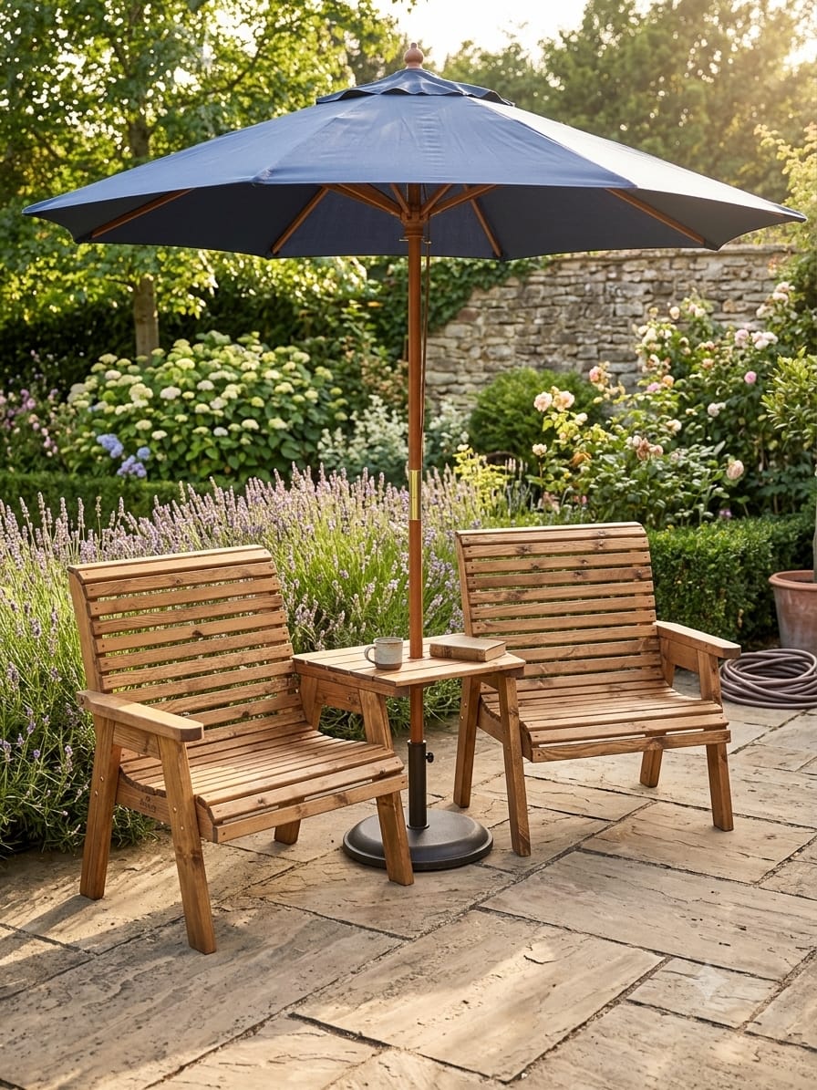 Classic Redwood Comfort Twin Set – Angled Tray