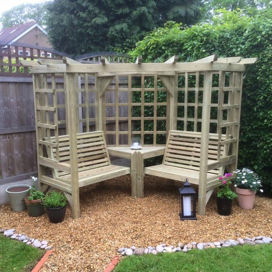Trellis Corner Arbour