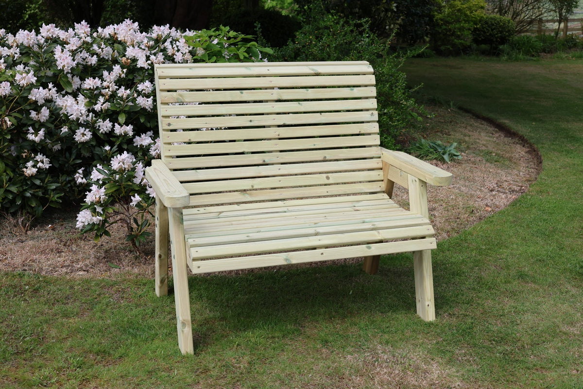 Heritage Tanalised 2 seat wooden garden bench