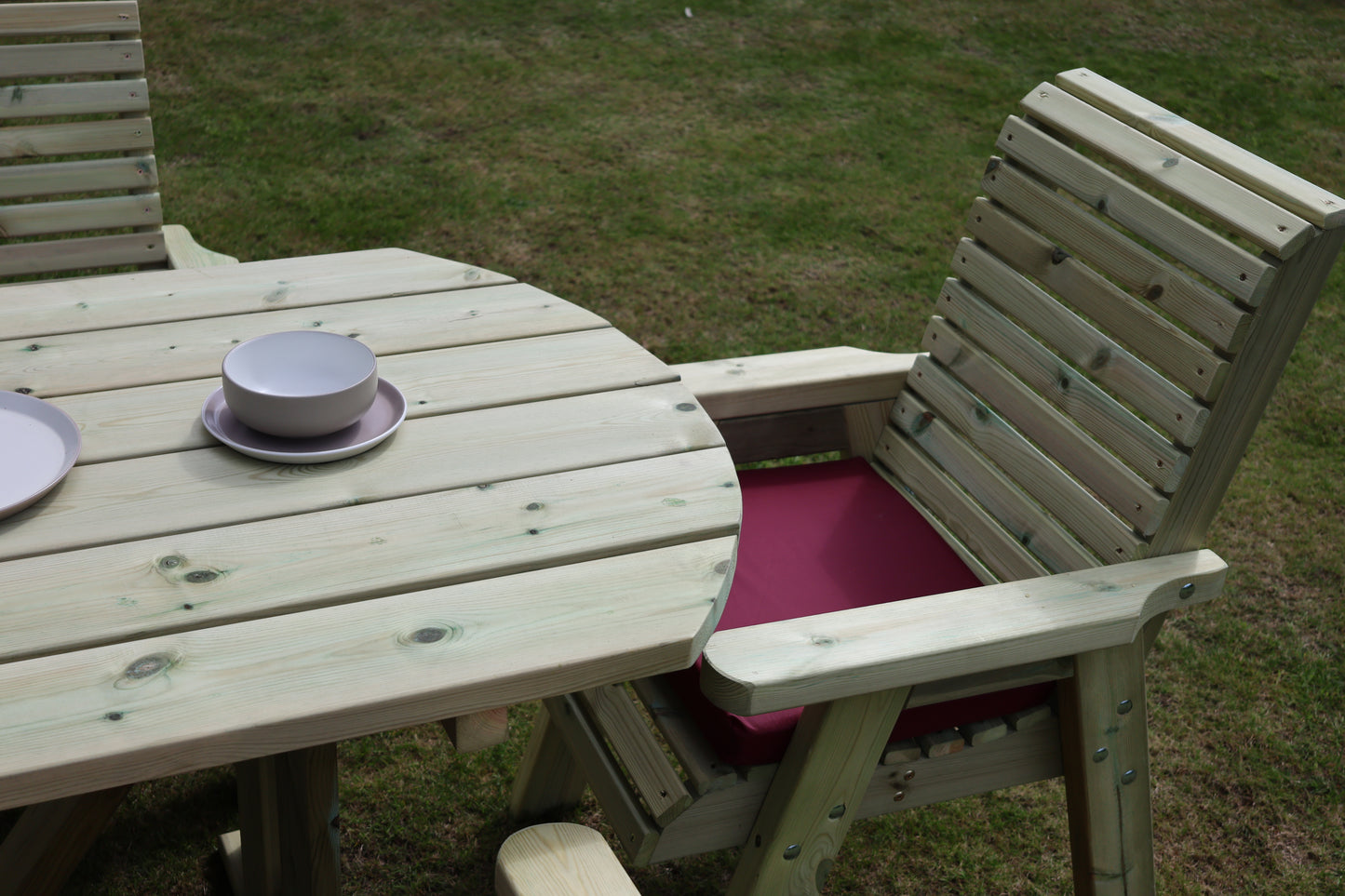 Heritage Tanalised Large Dining Set – 10 Seater with 10 Chairs and 2.4m Table